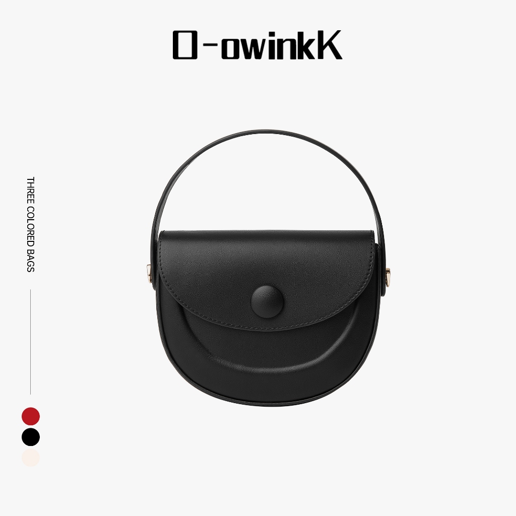 OWINKK กระเป๋าสะพายข้างผู้หญิง โมเดิร์นมินิมอล สายปรับได้