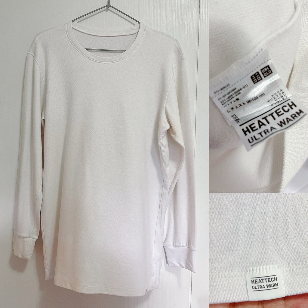 Uniqlo Heattech Ultra Warm สีขาว ชาย(อัลตร้าวอร์ม)