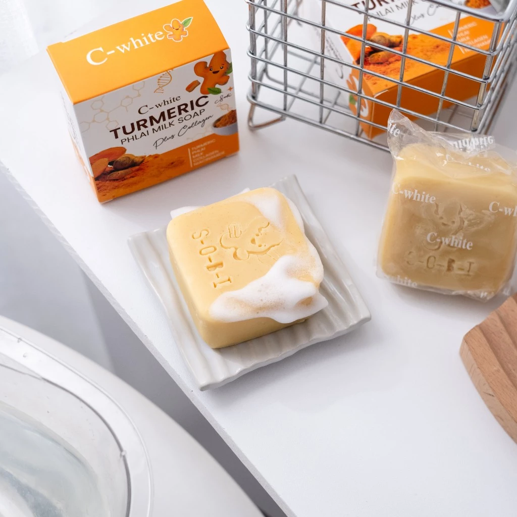 ซีไวท์ สบู่ผิวหน้าและผิวกาย ลดผดผื่น ลดสิว ผิวใส 150g. thumbnail 5