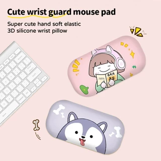 🔥ส่งจากไทย🔥แผ่นรองเมาส์รองข้อมือลายการ์ตูนน่ารัก โฟมหน่วยความจำ แผ่นรองข้อมือกันลื่น สำหรับเล่นเกมในออฟฟิศ