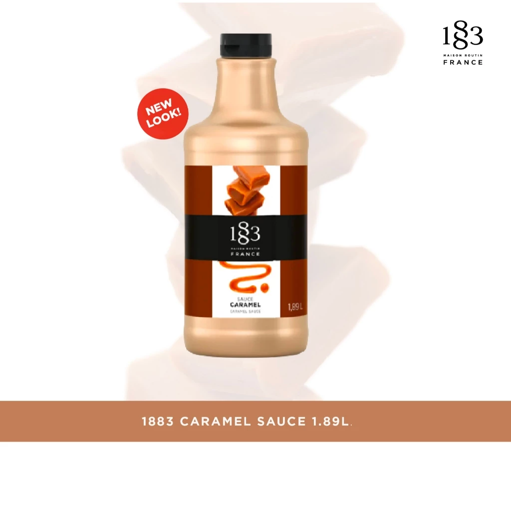 1883 ซอสคาราเมล สำหรับคาเฟ่ ใช้ราดท้อปปิ้งและตกแต่ง | CARAMEL SAUCE 1.89 L. (SKU 4692)