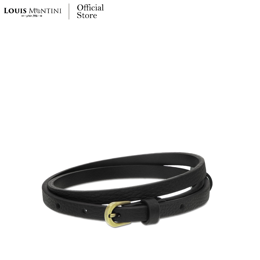 Louis Montini (Miranda) Women's belt เข็มขัดผู้หญิง หนังวัวแท้ เข็มขัดแฟชั่น MGW132