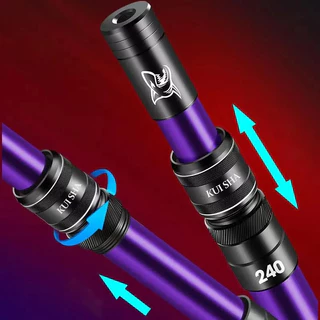 สวิงยืดหดได้ 3M สวิงตักปลา ด้ามสวิงตักปลา Carbon Dip Net Rod Telescopic Positioning Fishing Rod