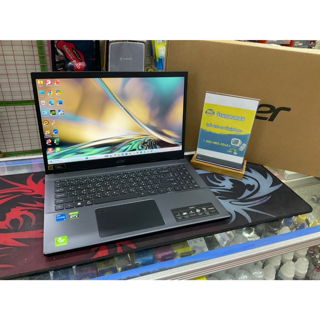 Acer Aspire 7 A715-51G-51HN มือสอง สภาพสวย อัพเกรดจัดเต็ม