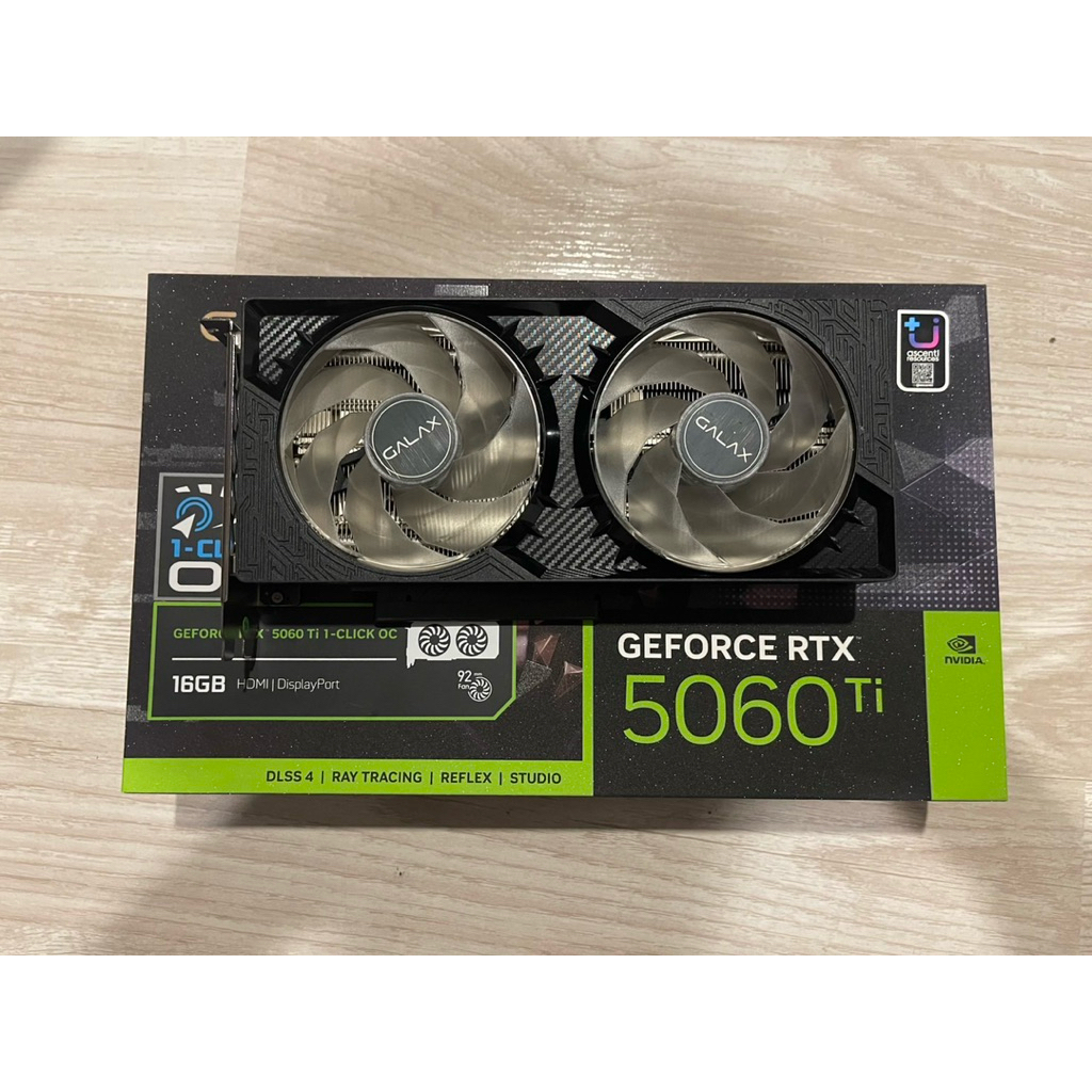 RTX 5060ti 16gb galax oc black 1click-oc ลดราคา มือสอง
