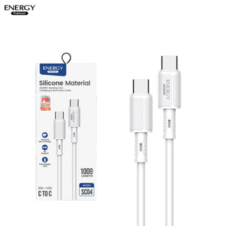 Energy สายชาร์จเร็ว PD 30w 3.0A/30W (TC to LN) (TC to TC) พอร์ตสีทอง สาย PVC เส้นกลม รุ่น SG3
