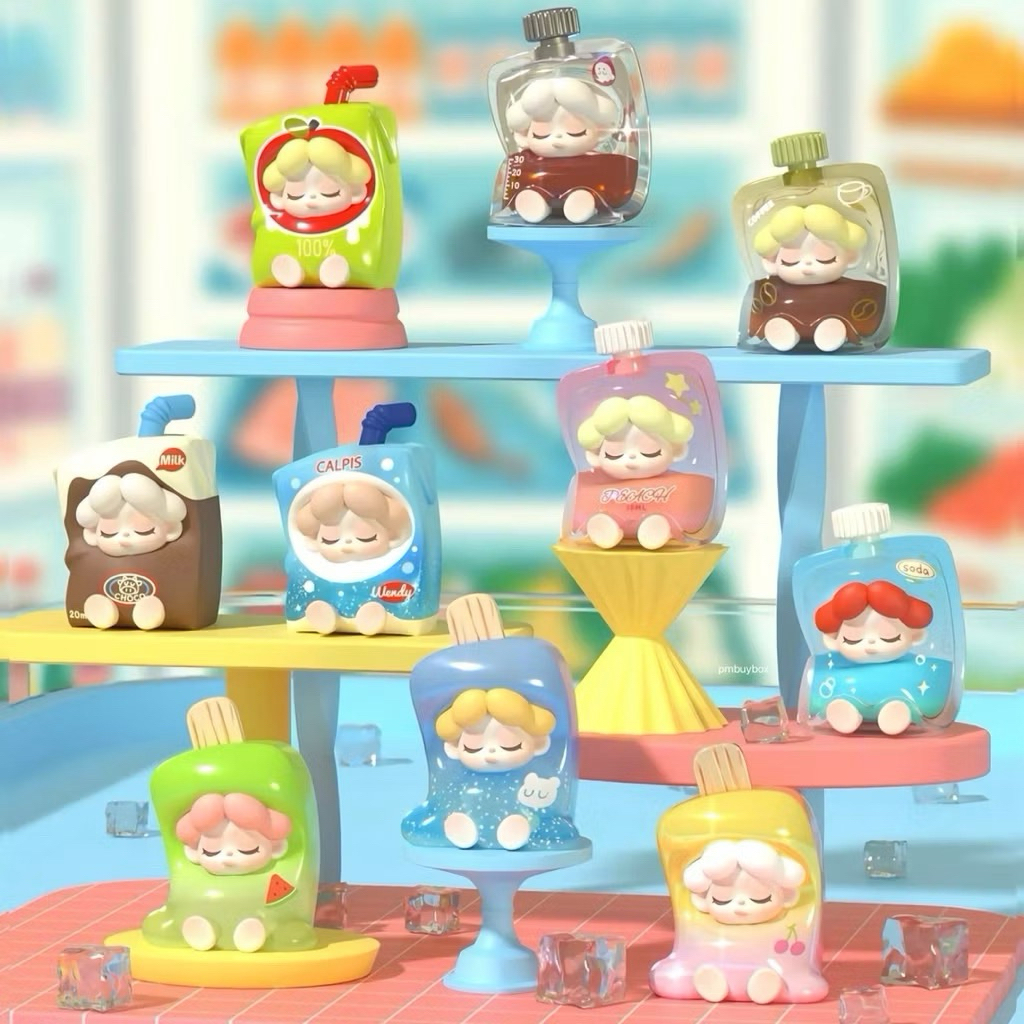 [ซื้อในไลฟ์มีคูปองส่วนลด] {1จุ่ม=4ชิ้น} 🍿🍩Wendy Store Manager Series🛒🍭