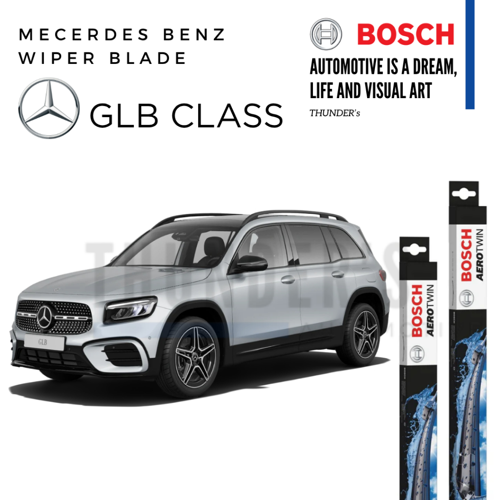 BOSCH Wiper blade ใบปัดน้ำฝน Mercedes Benz เมอร์เซเดส เบนซ์ GLB Class X247 Aerotwin Plus A844S 22/22