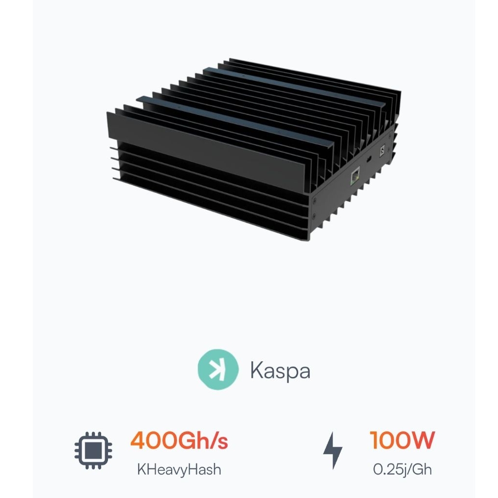 ถูกกกกก!!! IceRiver KS0 ULTRA 400Gh/s 100W มือสอง