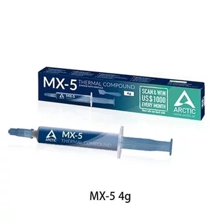 Arctic MX-4/MX-5/MX-6ซิลิโคน นำความร้อน CPU GPU New 2026 ซิลิโคนระบายความร้อน ลดความร้อนอย่างดี4g/ 8g