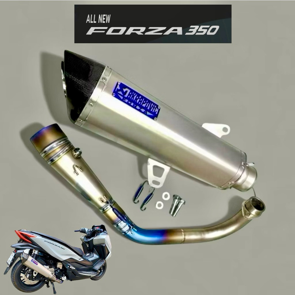 xmax300 forza350 ADV350 full system ทรง akapovic (ผลิตไทย)🇹🇭