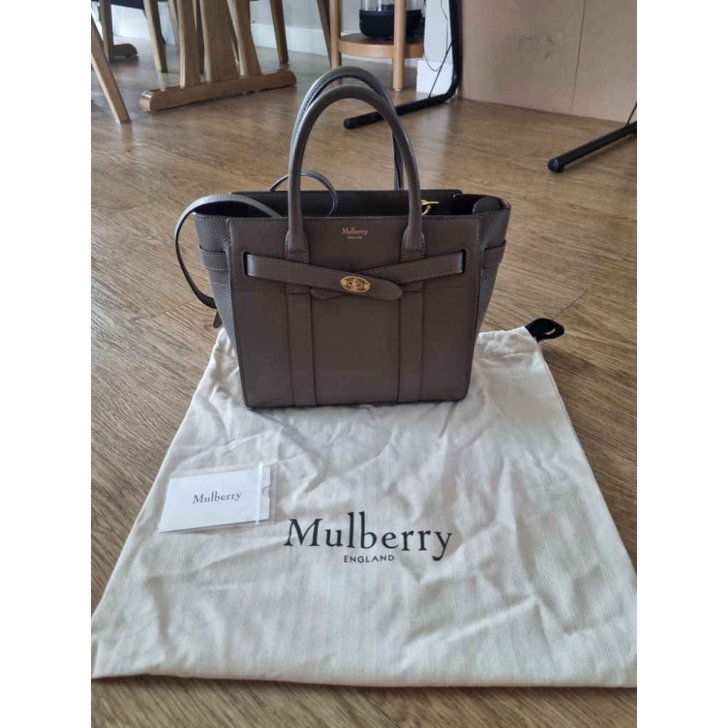 [Used] Mulberry mini zip bayswater (Clay)