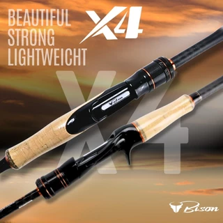 คันเบ็ดตีเหยื่อปลอม BISON รุ่น X4