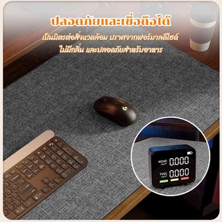 แผ่นรองเมาส์ แผ่นรองเมาส์หนังกันลื่นขนาดใหญ่ Gaming Mouse Pad วางเต็มโต๊ะ PU กันลื่นและกันน้ำ