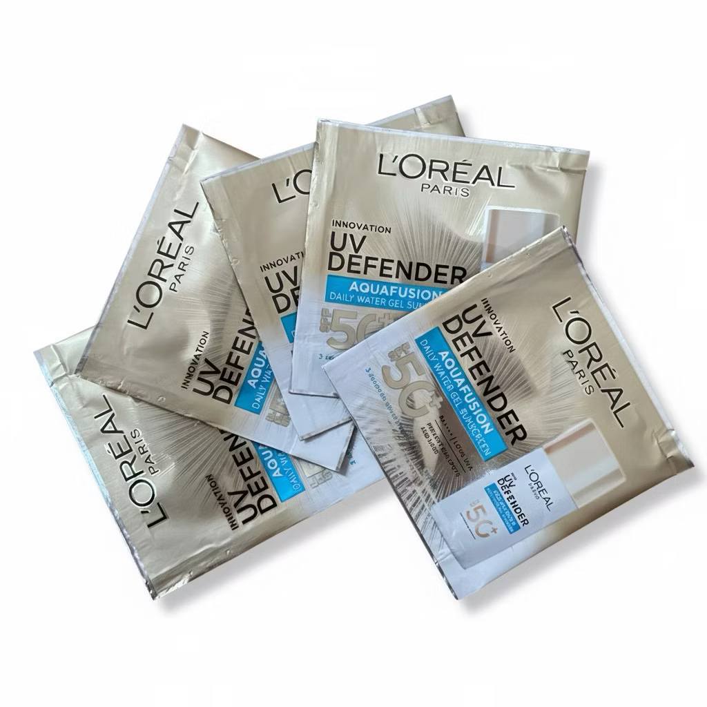 5 ชิ้น ✅ L'Oreal Paris UV Defender Aquafusion Water Gel 1.5ml ลอรีอัล ปารีส ยูวี ดีเฟนเดอร์ อะควาฟิว