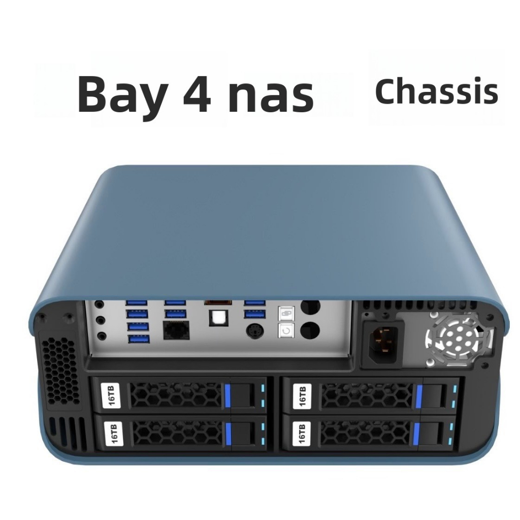 💻 N17Pro กล่อง NAS แบบ 4 ช่อง | เคส ITX พิมพ์ 3D | รองรับ HDD 4×3.5" + SSD 1×2.5" | ออกแบบระบายความร