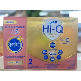 Hi-Q Super Gold Plus C Follow-On Formula ไฮคิว ซูเปอร์โกลด์ พลัส ซี ซินไบโอโพรเทก นมผงสูตร 2 2850 ก