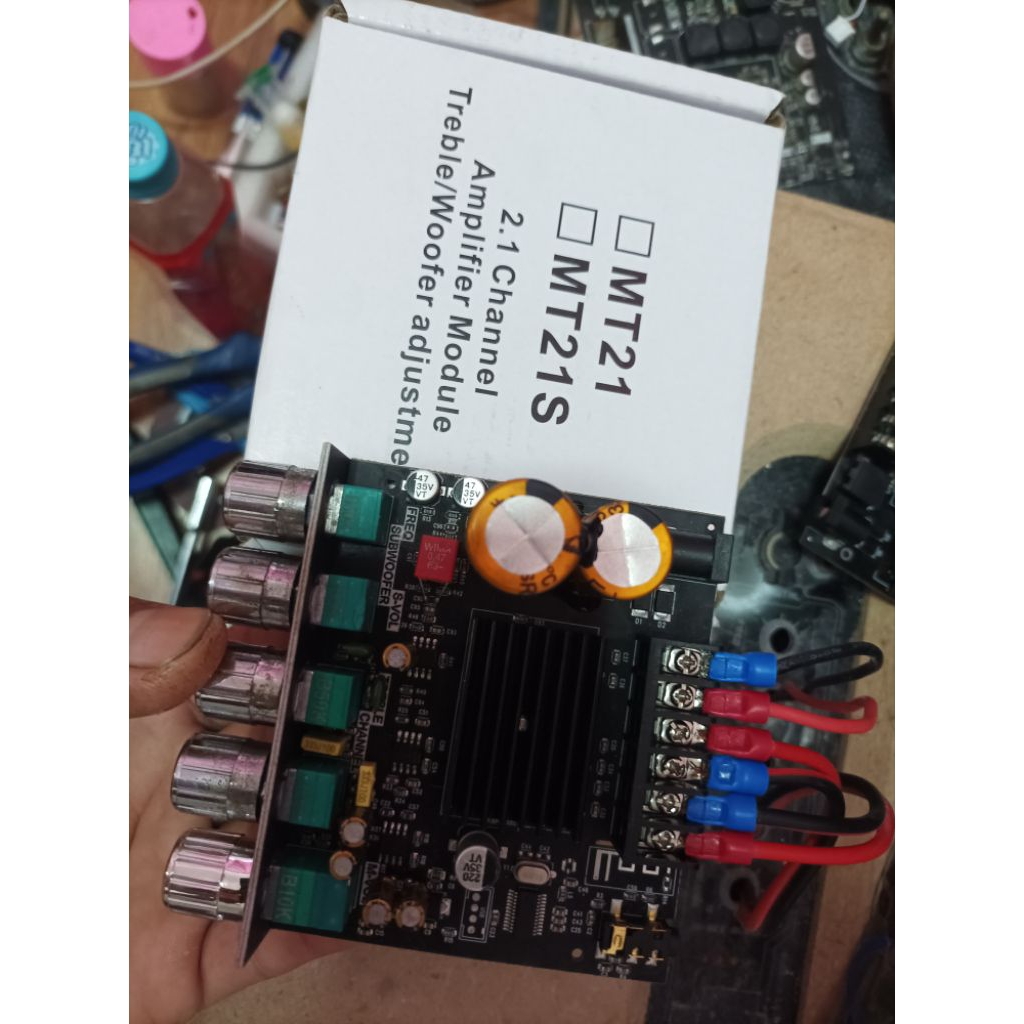 แอมจิ๊วMT21(โม)เบส กลาง แหลม+เพิ่มเกณฑ์ขยายซับ