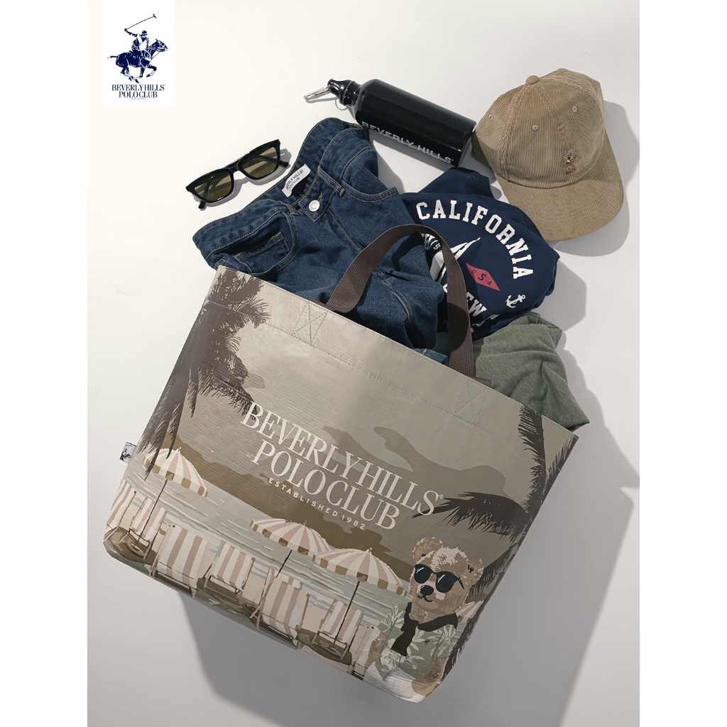 BEVERLY HILLS POLO CLUB حقيبة توت كوردروي BAGB050 — صورة 4