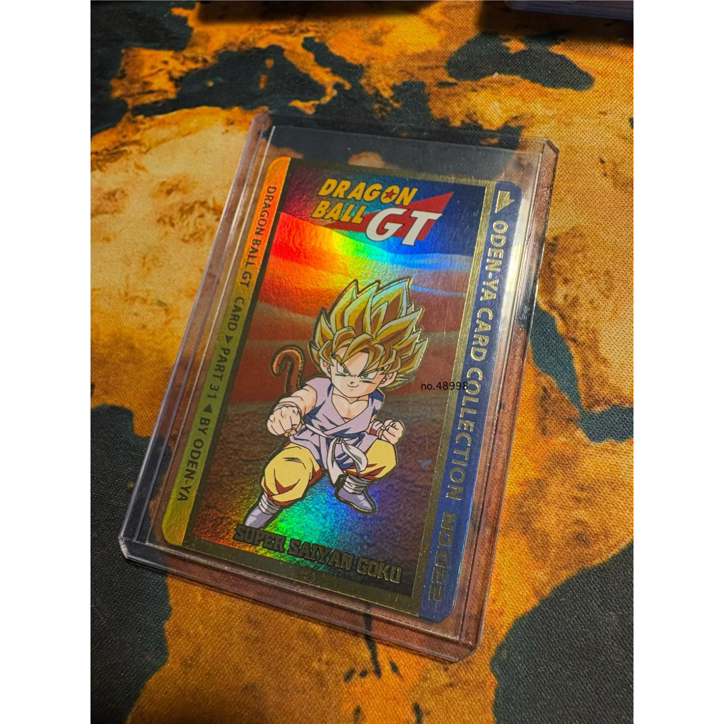 [พร้อมส่ง แท้100% โค้ดลด] Odenya Card การด์พลัง Dragonball GT Super Saiyan Goku no.22 (SR) พาร์ท 31