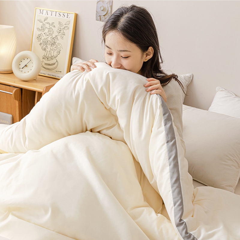 ผ้านวมใยถั่วเหลือง เกรด A นุ่ม หนากำลังดี ระบายอากาศดี ไม่อับชื้น ขนาด 5 / 6 / 6.5 ฟุต - รูปที่ 2