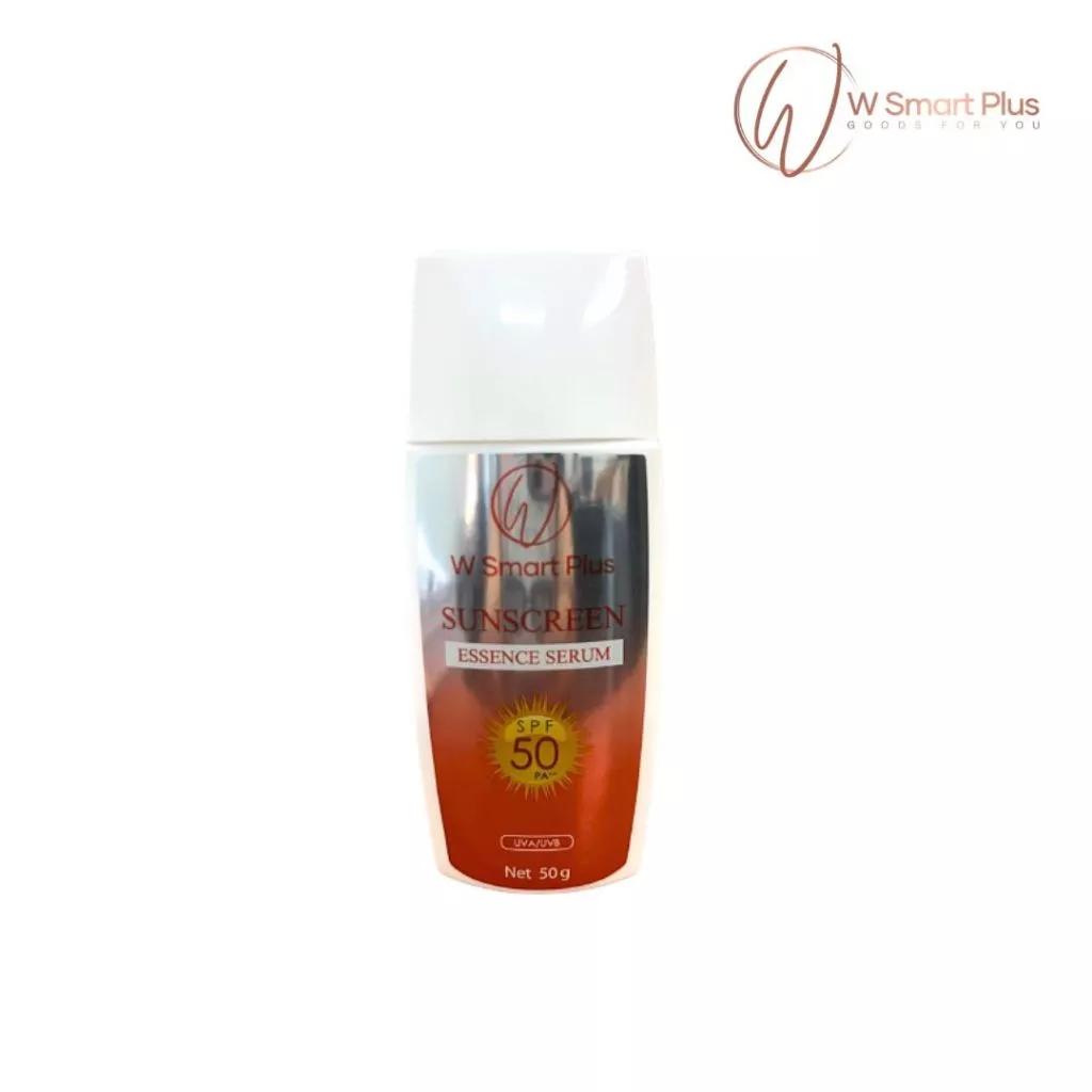W Smart Plus Sunscreen Essence Serum 50 g. ครีมกันแดดเนื้อเซรั่ม สำหรับผิวหน้า