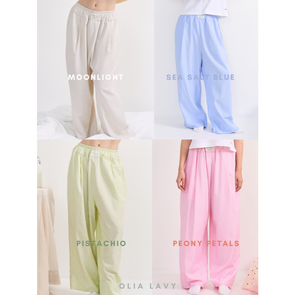 Olia Lavy The Everyday Comfort Pants (กางเกงขายาว ลำลอง ใส่สบาย โอเลียลาวี)