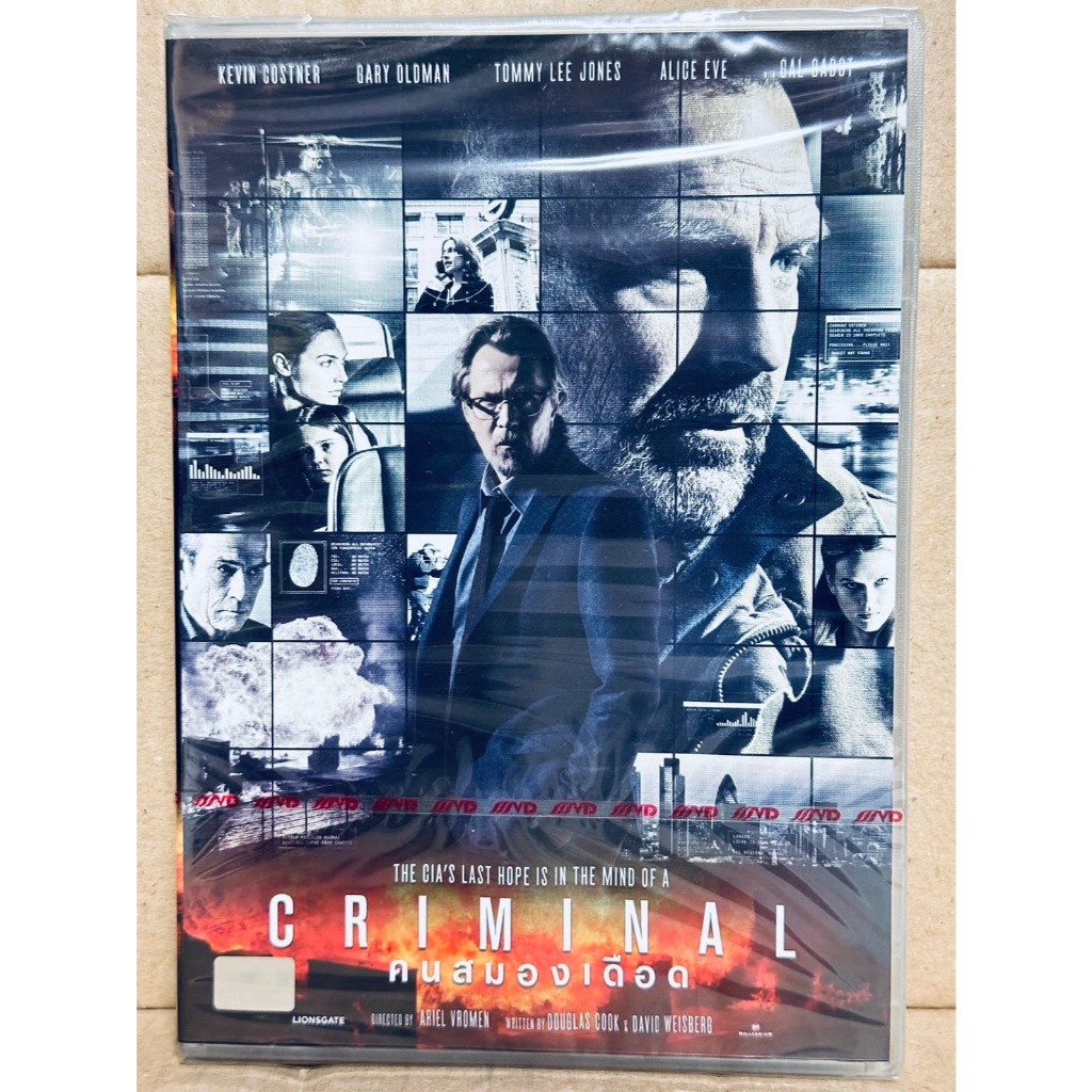 DVD : Criminal (2016) คนสมองเดือด " Kevin Costner, Gary Oldman, Tommy Lee Jones "
