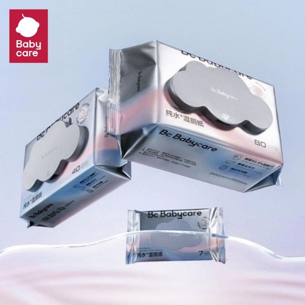 Babycare Wipes ทิชชู่เปียกน้ำบริสุทธิ์ รุ่นย่อยสลายง่าย ไม่ทำลายสิ่งแวดล้อม  | BC Babycare Thailand