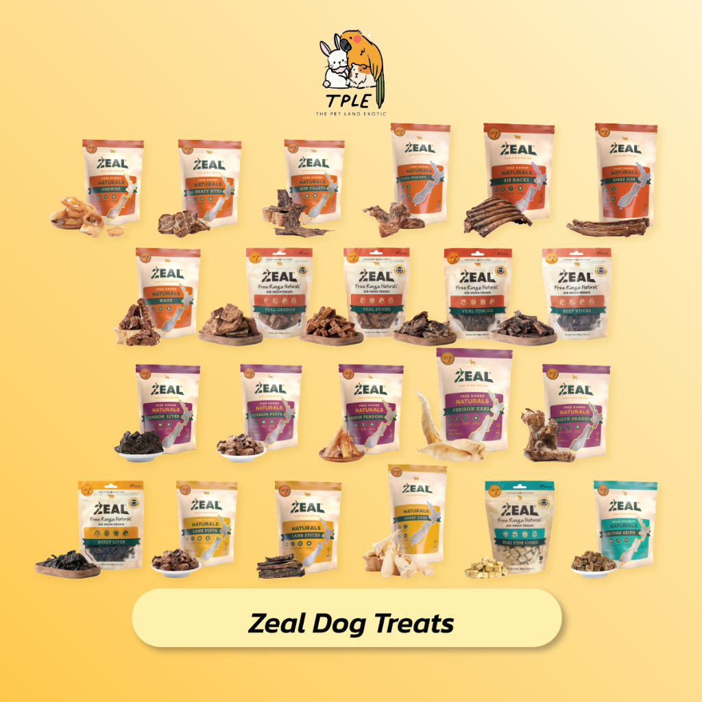 ZEAL Free Range Naturals Dog Treat เหมาะสำหรับสุนัขทุกวัย ขนมสำหรับสุนัขแทะเล่น