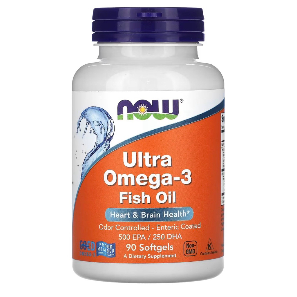 Now Foods Ultra Omega3 Fish oil 90softgels exp.2029