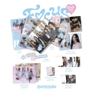 (พร้อมส่ง) อัลบั้ม FOCUS Album - Hearts2Hearts H2H Rule Book/Locket/Smini/Photobook ver POB Weverse Trainding Cards