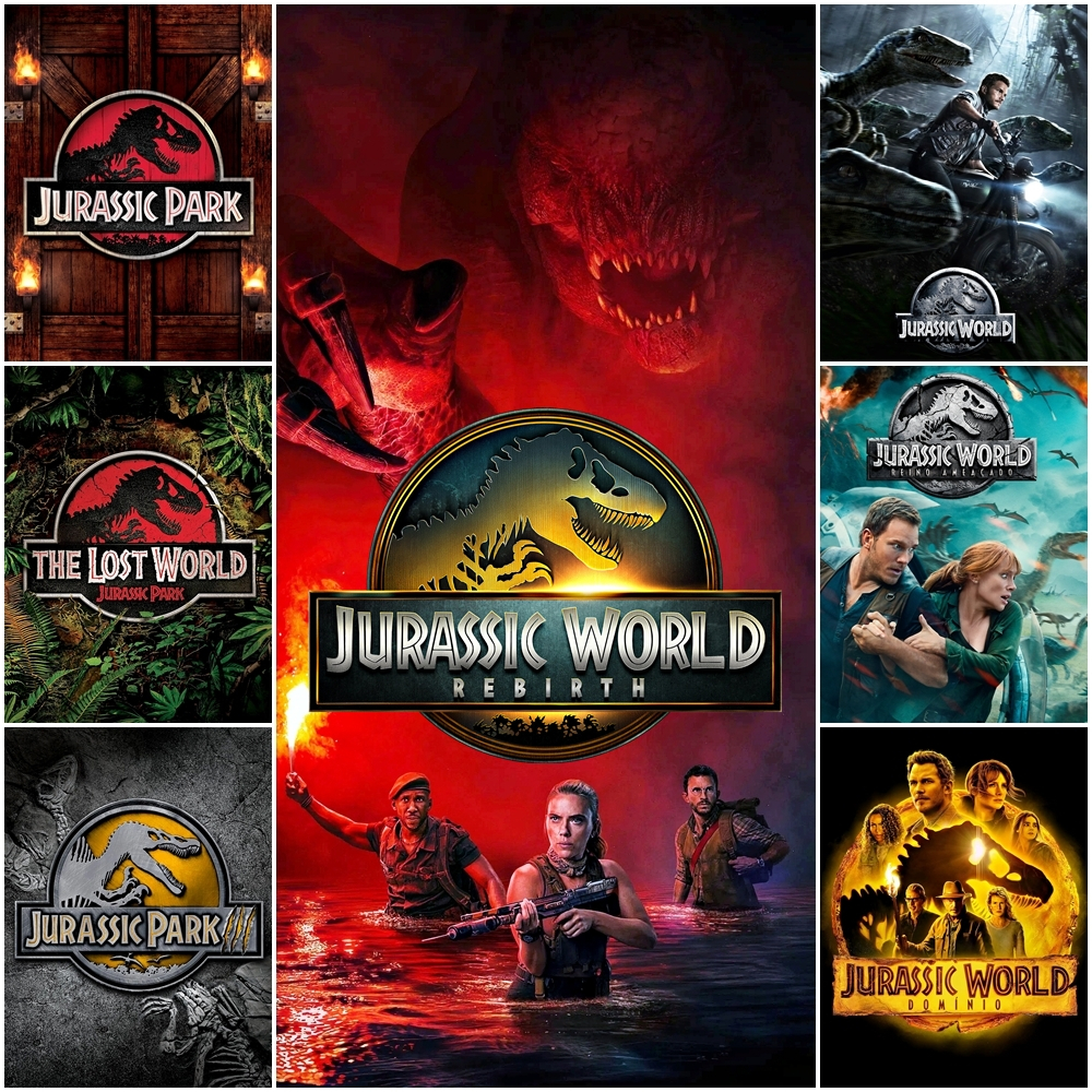 USB Flash Drive หนังดัง Jurassic Park และ Jurassic World พากย์ไทย-อังกฤษ คุณภาพ 1080p (FHD) Master ข
