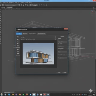 SketchUp Pro 2026 + V-Ray 7.20 (เวอร์ชั่นล่าสุด) โปรแกรมออกแบบ 3D เขียนแบบและเรนเดอร์ภาพเสมือนจริง