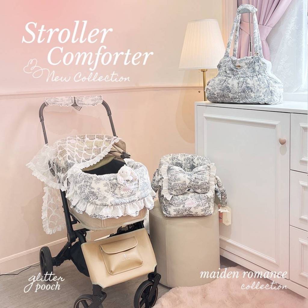 Glitter Pooch Pet Carseat and Carseat Maiden Romance Collection
