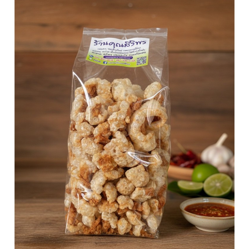 แคบหมูติดมัน(แคบหมูเมือง)