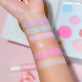 [ใหม่!] Godmami ชุดเครื่องสำอางสำหรับเด็ก พกพาง่าย Children Play Makeup Kit
