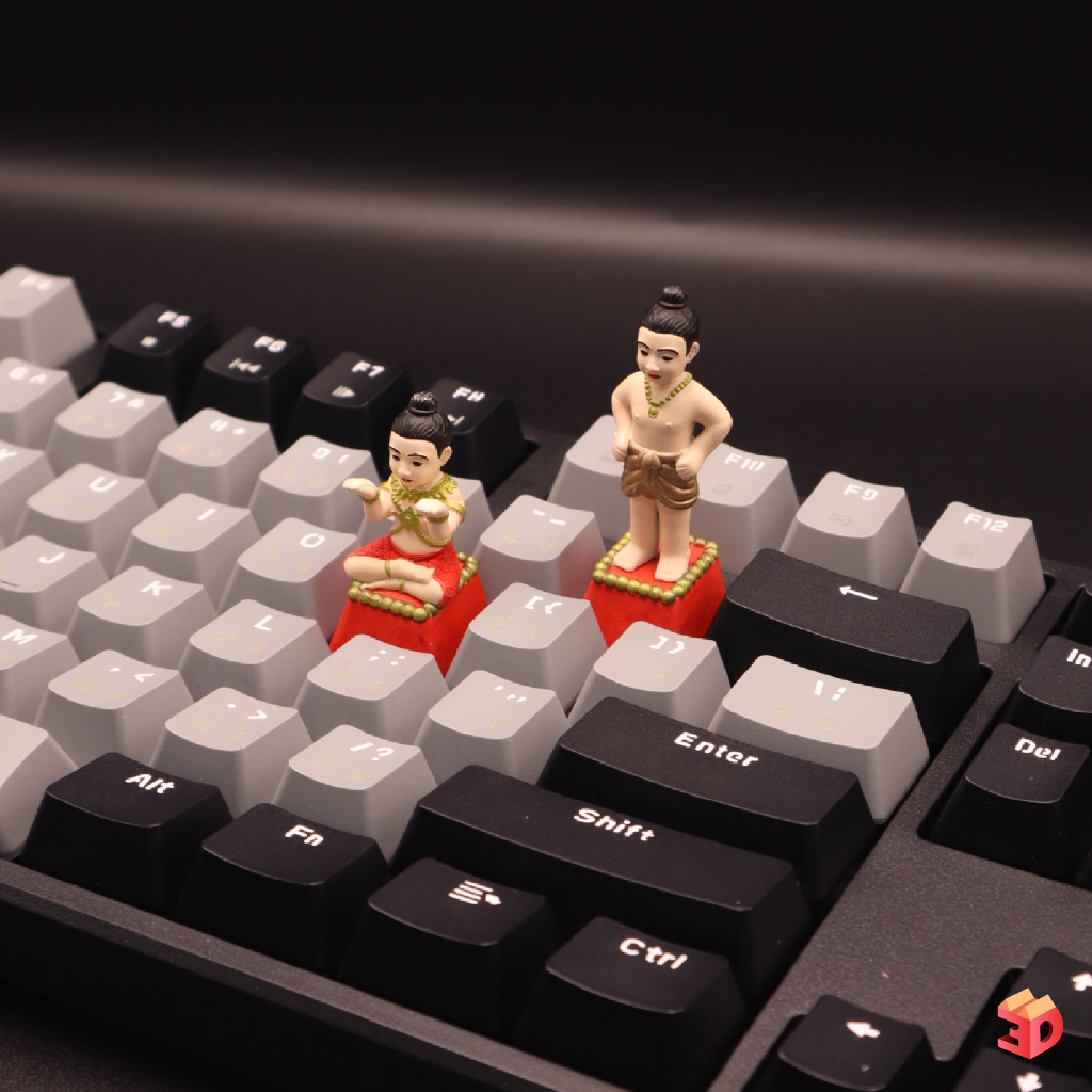คีย์แคปกุมารทอง เสริมเมตตา ค้าขายร่ำรวย Kuman Thong Keycap