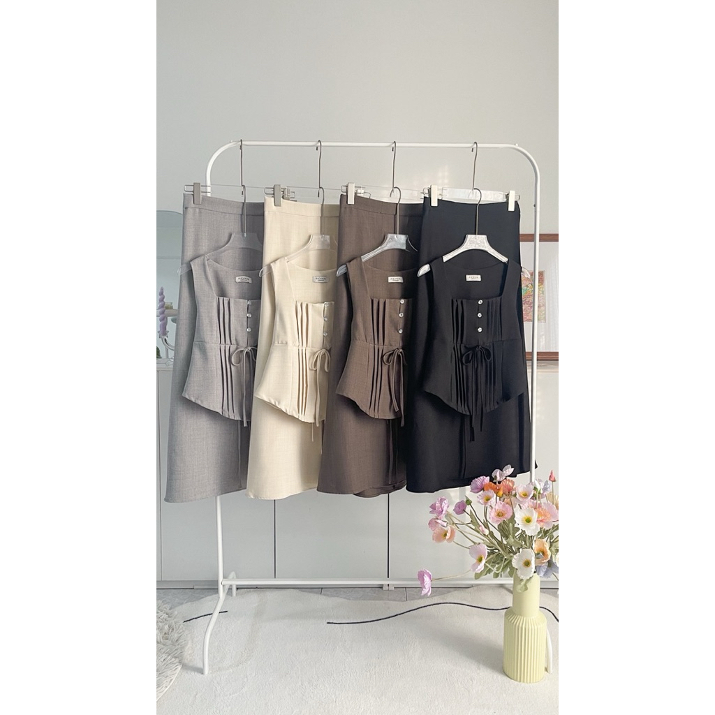 🧶✨💫Élora Pleated Set💫✨🧶มีทั้งหมด 4สี🛍️