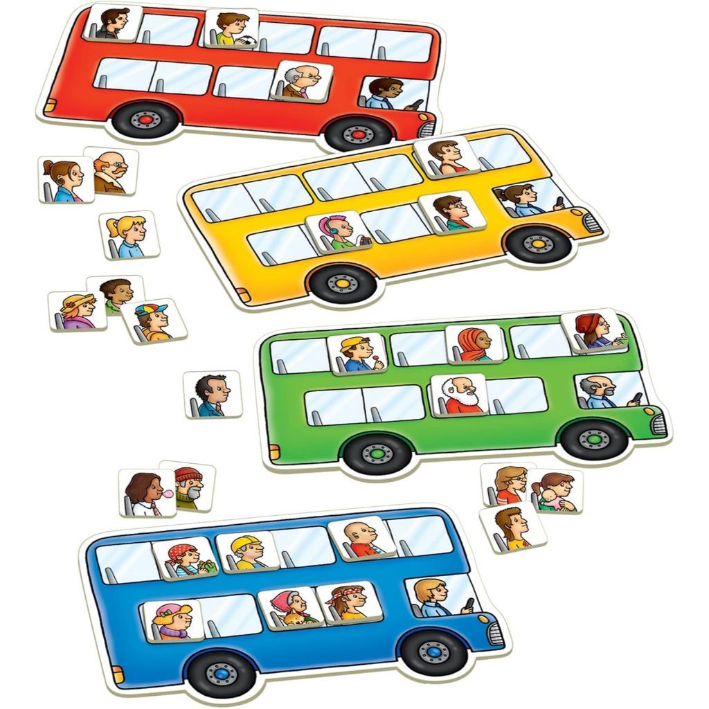 Bus Stop บอร์ดเกมเด็ก สำหรับ 4-8 ปี ส่งเสริมการทักษะการบวกและลบเลข ฝึกความจำจับคู่ การศีกษา เกมส์ - รูปที่ 4