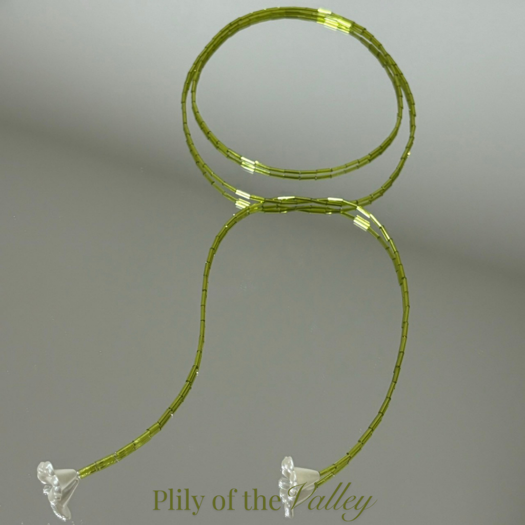 Forest Bell no.3 - สร้อยคอลูกปัดแฮนด์เมด ใส่ได้หลายแบบ แนว Lariat Necklace ยาวประมาณ 123 cm