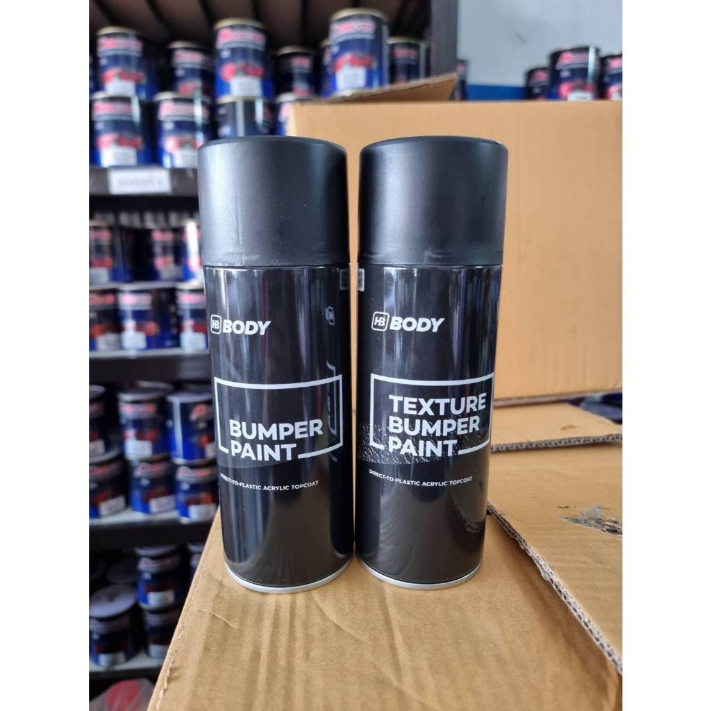 สเปรย์พ่นพลาสติค HB Body  Bumper paint