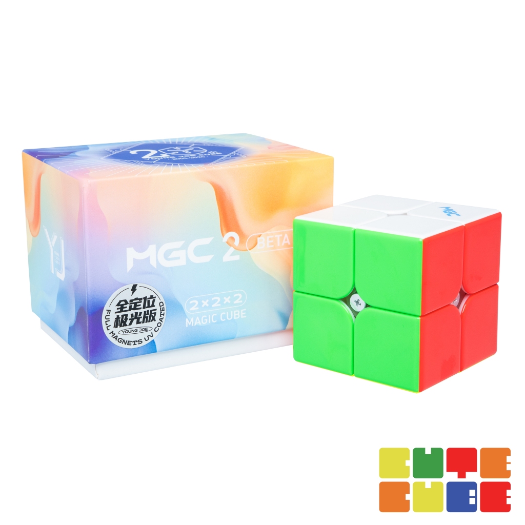 รูบิค 2x2 YJ MGC Beta (Magnetic, Ball-Core UV) (มีแม่เหล็ก) | CuteCube