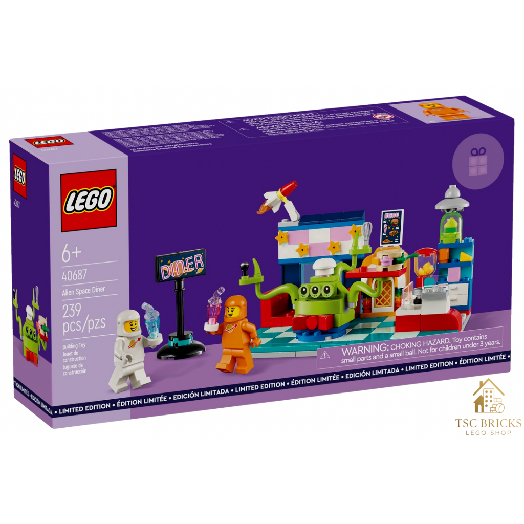 LEGO 40687 Alien Space Diner (สินค้าพร้อมส่งจากไทย)