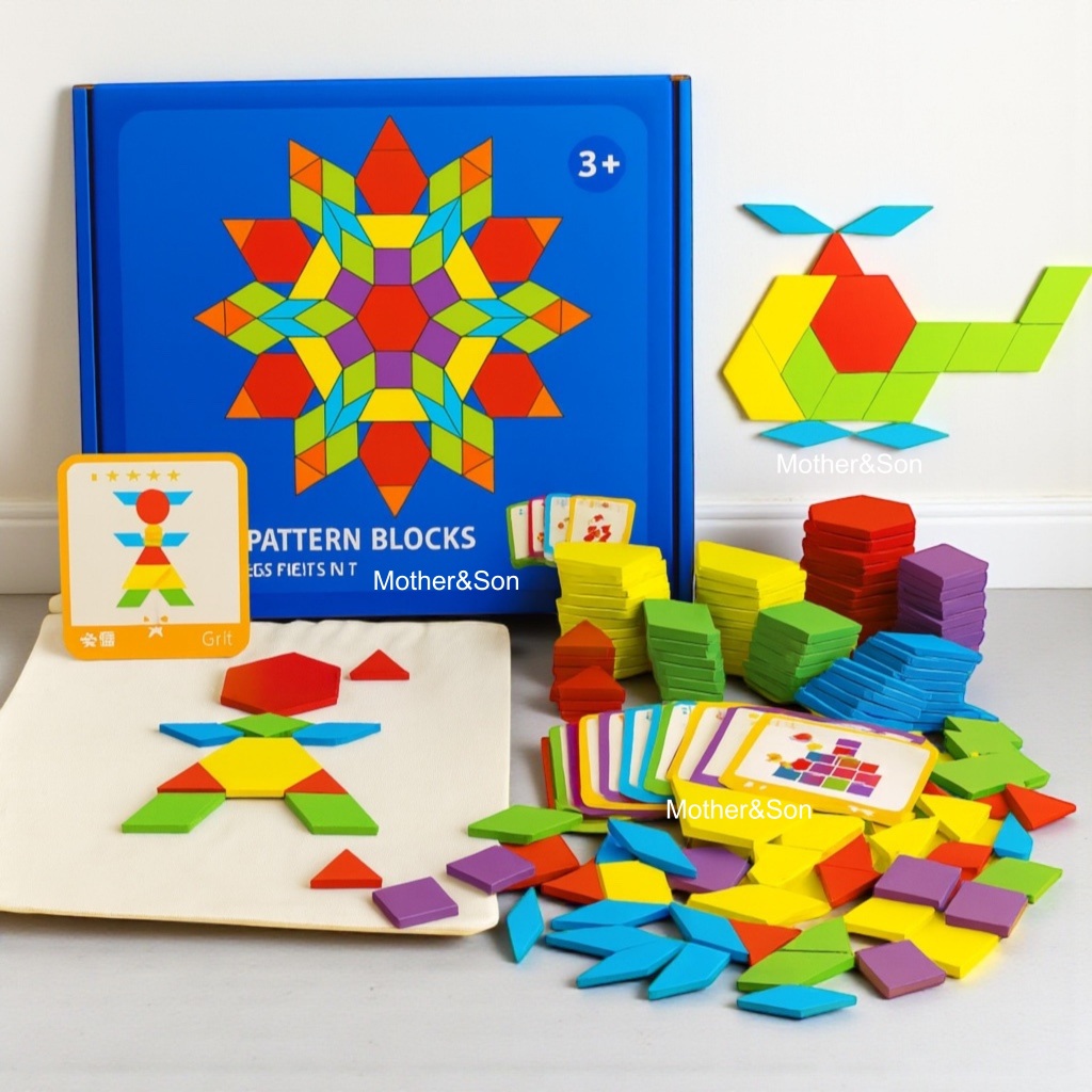 Logic Pattern Blocks งานดีกล่องหนาแข็งแรง