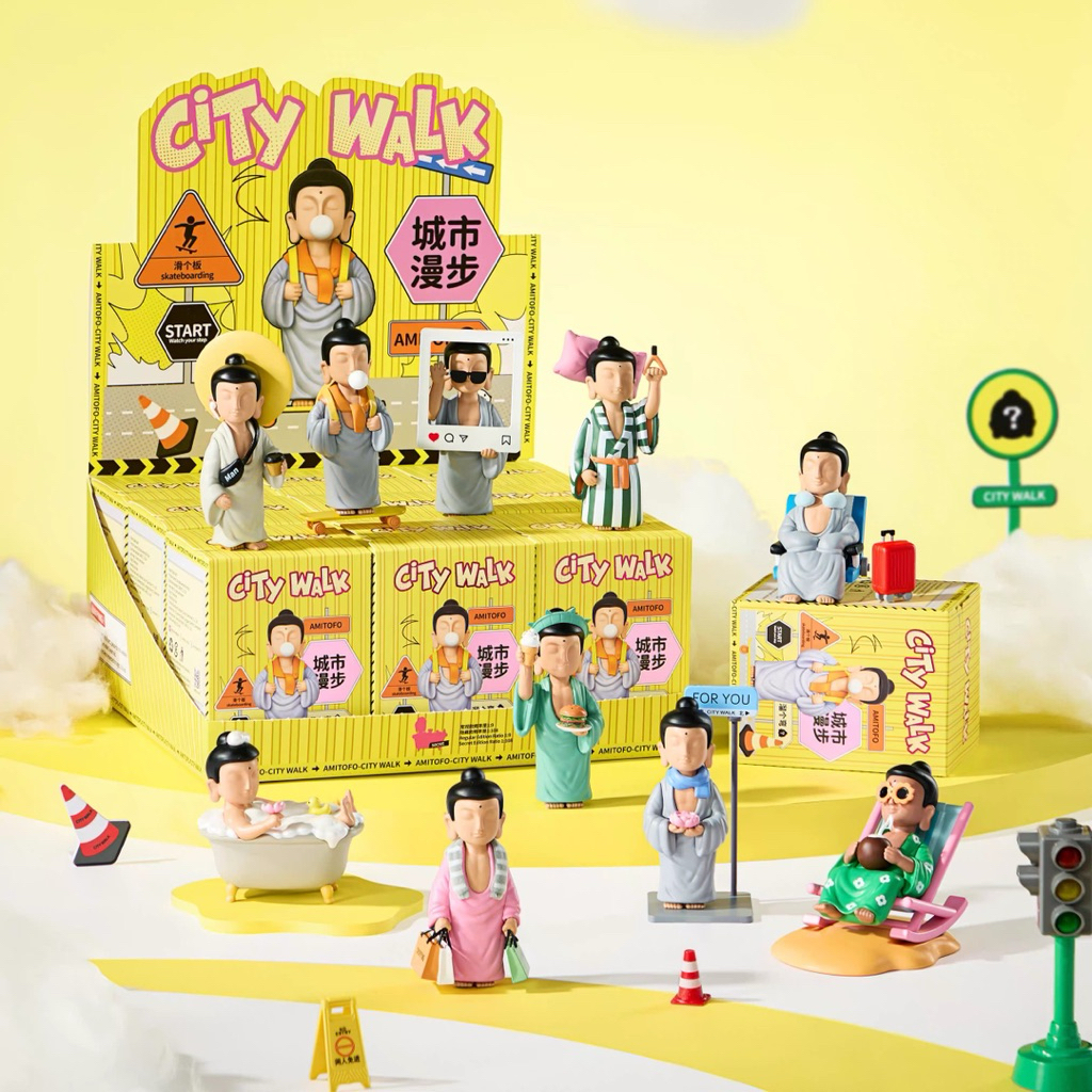 {จุ่มเดี่ยว}✨Amitofo City Walk V2✨ฟิกเกอร์ พร้อมส่ง ราคาเดือด🔥