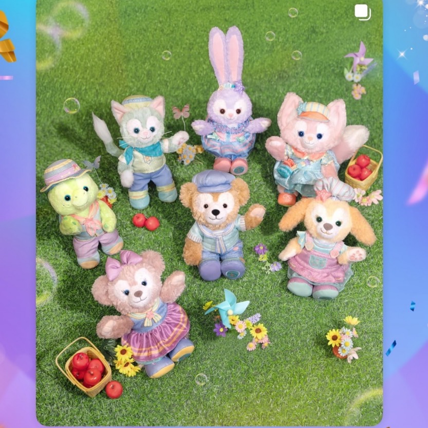 พร้อมส่ง ส่งด่วน ของแท้ duffyandfriends friendtastic คอลล่าสุด duffy and friends จาก disneyland Hong Kong