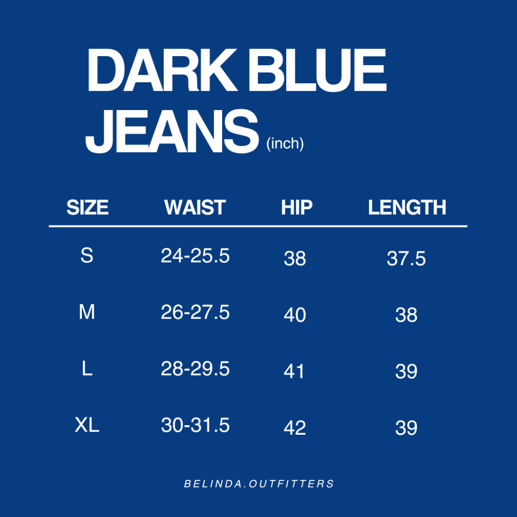 Dark Blue Jeans l กางเกงยีนส์ขายาว ราคา ถูกที่สุด ดีลบีเคเค แกลเลอรีภาพที่ 9