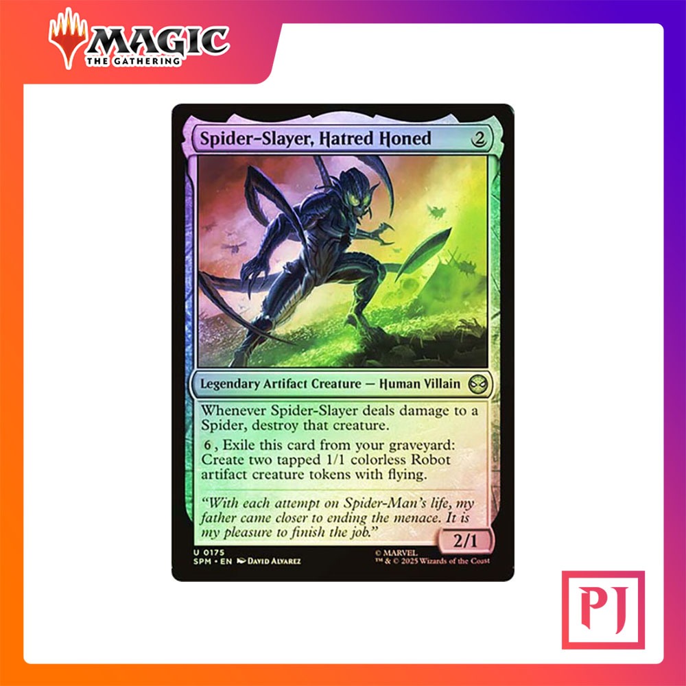 [MTG] Spider-Slayer, Hatred Honed [SPM] [ARTIFACT] [UNCOM] [FOIL] [ENG] (การ์ดเมจิค / Magic the Gathering)