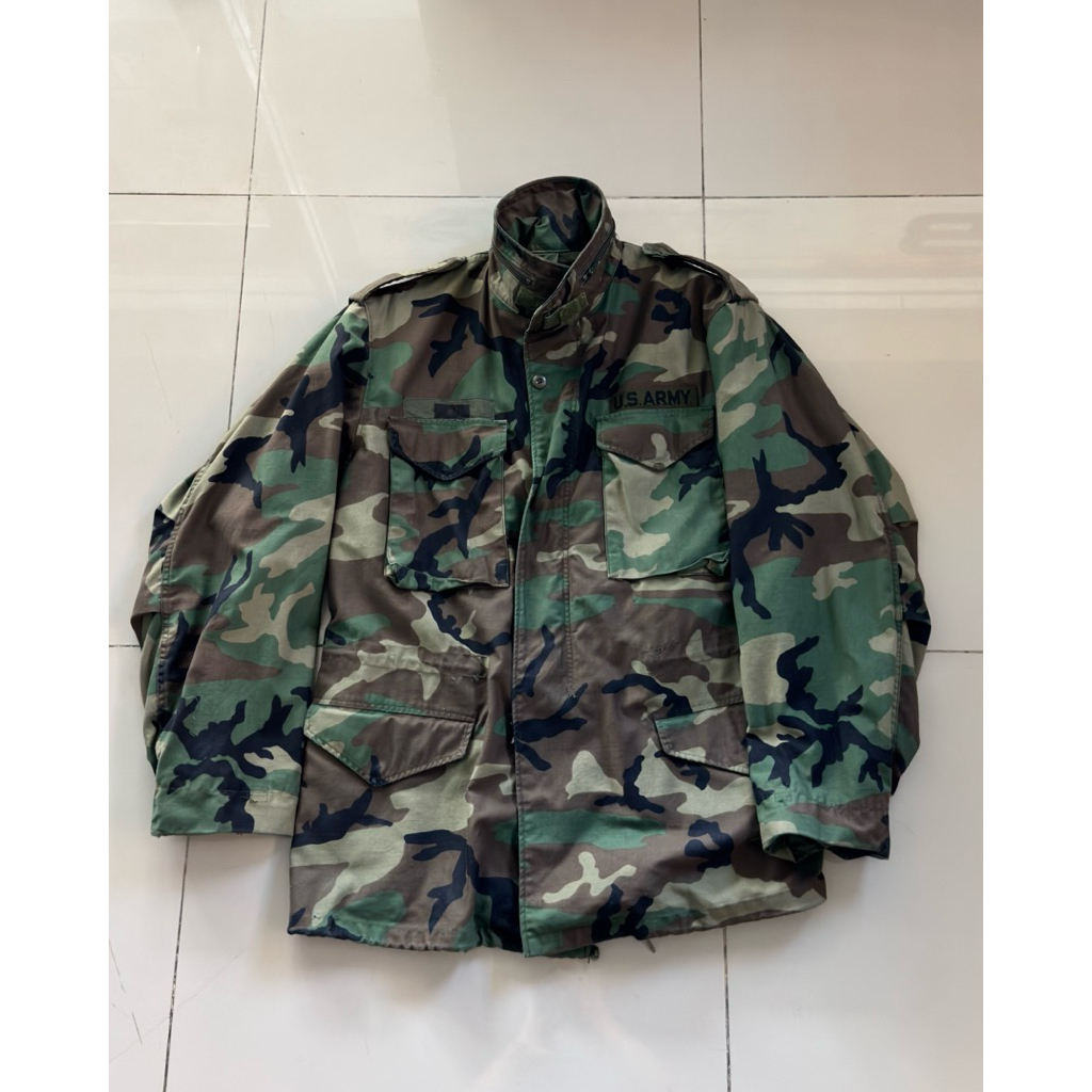 เสื้อลายพรางM65Woodland